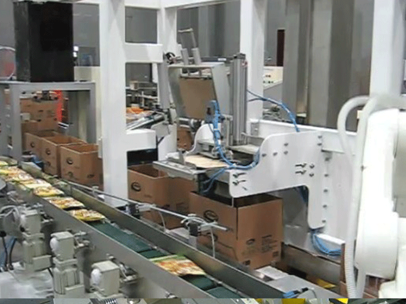 袋裝奶粉全自動(dòng)裝盒機(jī)